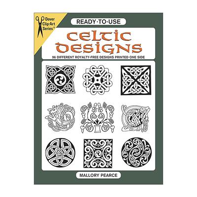 英文原版 Ready-to-Use Celtic Designs 现成的凯尔特设计 北欧装饰图案素材 Mallory Pearce 英文版 进口英语原版书籍