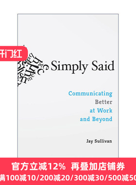 英文原版 Simply Said 言简意赅 职场沟通手册 英文版 进口英语原版书籍