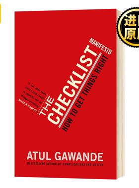 The Checklist Manifesto 清单革命 英文原版 Atul Gawande 全英文版进口原版英语书籍