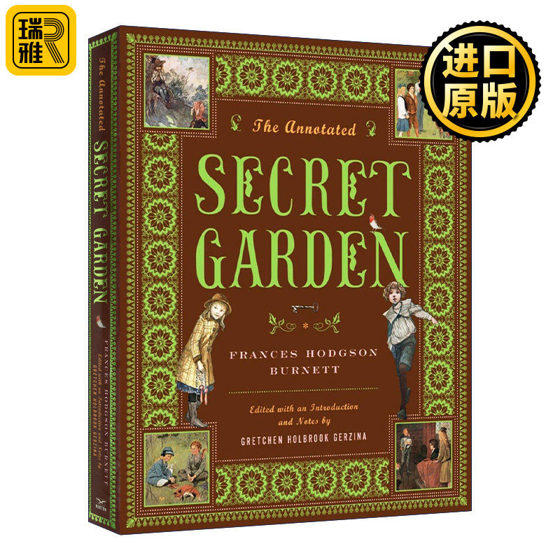 秘密花园 诺顿注释本 英文原版 The Annotated Secret Garden 英国文学选集Norton Anthology English Literature 进口英语书籍