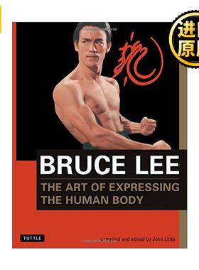 英文原版 Bruce Lee The Art of Expressing the Human Body Bruce Lee Library 李小龙健身法 肢体表达的艺术 进口英语原版书籍