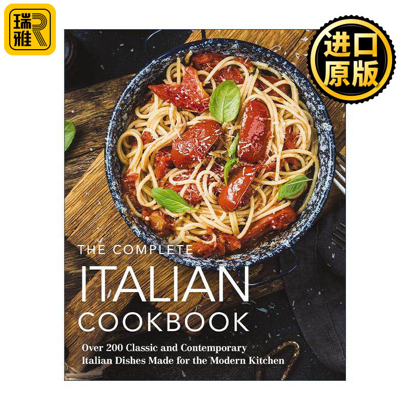 英文原版 The Complete Italian Cookbook 意大利饮食食谱全集 精装 海岸厨房餐厅 英文版 进口英语原版书籍