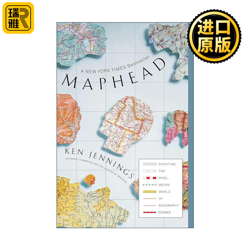 英文原版 Maphead 地图控 解密地理书呆子大脑中广阔奇妙的世界 英文版 进口英语原版书籍