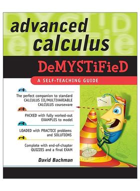英文原版 Advanced Calculus Demystified 高级微积分 自学向导系列 英文版 进口英语原版书籍