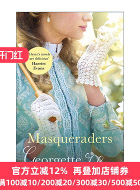 英文原版 Masqueraders 假面危机 乔吉特·海尔摄政浪漫喜剧小说 古典言情 英文版 进口英语原版书籍