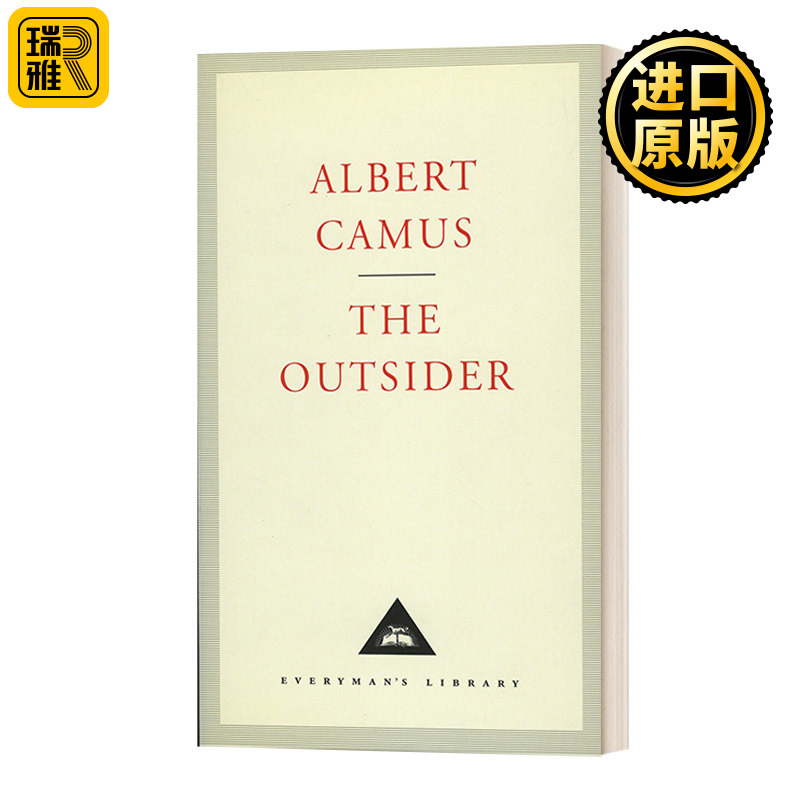 英文原版小说 The Outsider 局外人 阿尔贝·加缪 Everyman精装版 英文版 Albert Camus 进口英语原版书籍