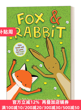 Fox & Rabbit (Fox & Rabbit Book #1) 狐狸与兔子1 作家Beth Ferry 友谊漫画书