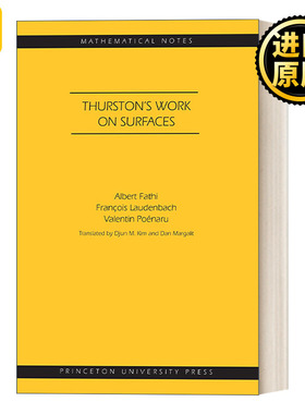 Thurston's Work on Surfaces (MN-48) 威廉·瑟斯顿：表面同胚 菲尔兹奖得主 数学
