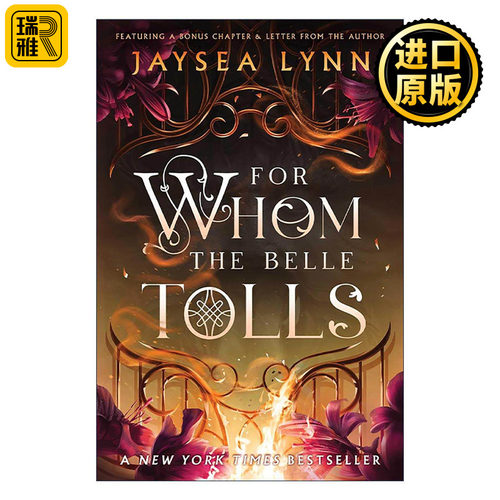 英文原版 For Whom the Belle Tolls 为谁钟声鸣响 奇幻浪漫小说 英文版 进口英语原版书籍