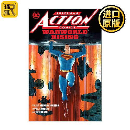 英文原版 Superman Action Comics Vol.1 Warworld Rising 超人 动作漫画 卷一 战争世界崛起 DC漫画 菲利普·约翰逊 英文版