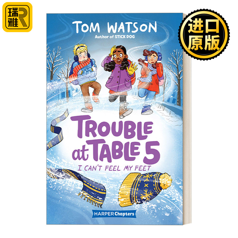 英文原版 Trouble at Table 5 #4: I Can’t Feel My Feet 麻烦小分队4 儿童文学故事书初级章节书桥梁书