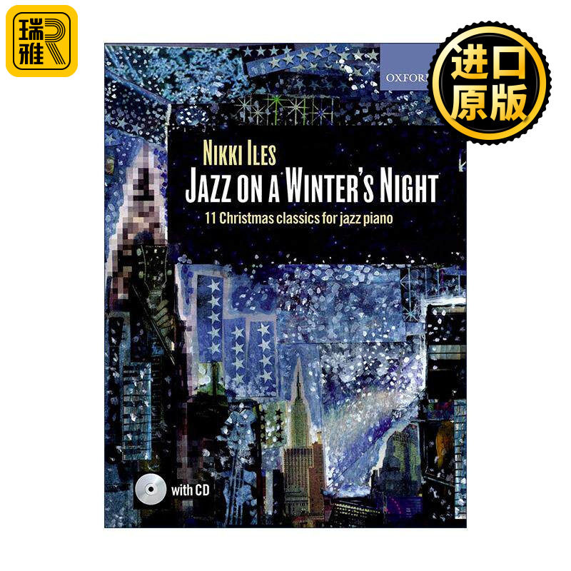 英文原版 Jazz on a Winter's Night 爵士冬夜 钢琴爵士乐曲谱 英皇钢琴考级练习 英文版 进口英语原版书籍