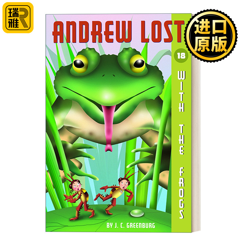 英文版 With the Frogs Andrew Lost #18 安德鲁不见了系列18 英文原版