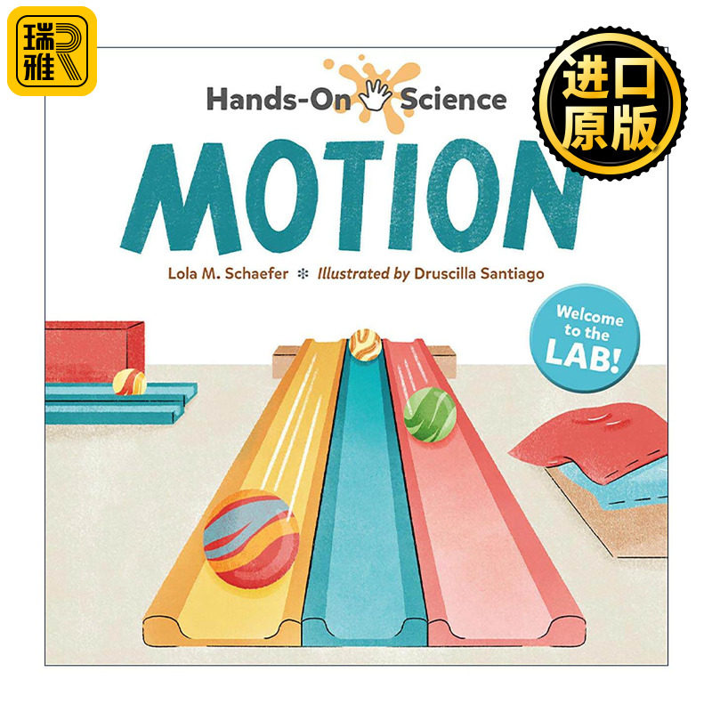 英文原版 Hands-On Science Motion 实践科学系列 运动 儿童STEM科普百科精装绘本 Druscilla Santiago 英文版 进口英语原版书籍