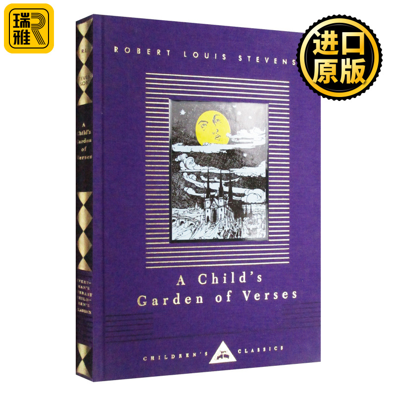 英文原版 A Child's Garden Of Verses 一个孩子的诗园 史蒂文森 Everyman精装版 英文版 Robert Louis Stevenson进口英语原版书籍
