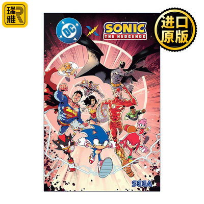 英文原版 DC X Sonic the Hedgehog 刺猬索尼克 联动漫画集 Ian Flynn 英文版 进口英语原版书籍
