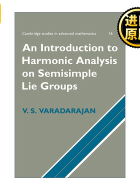 英文原版 An Introduction to Harmonic Analysis on Semisimple Lie Groups 半单李群的谐波分析导论 英文版 进口英语原版书籍