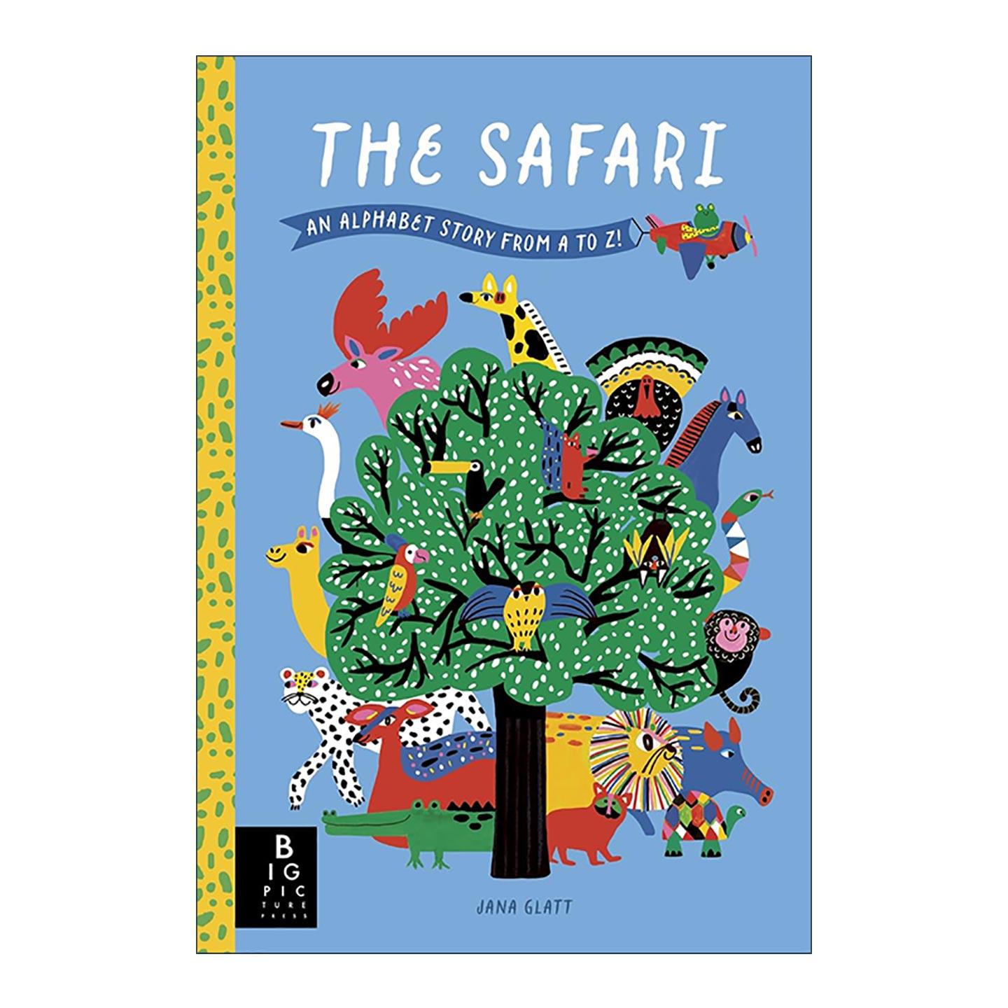 英文原版 The Safari 大草原 儿童启蒙认知绘本精装 Jana Glatt 英文版 进口英语原版书籍