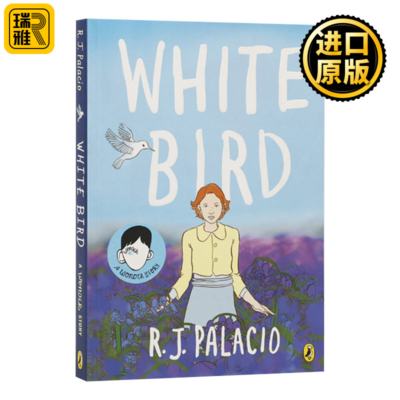 白鸟 彩色漫画 White Bird 儿童英语课外阅读经典图像小说 奇迹男孩同作者 少儿文学