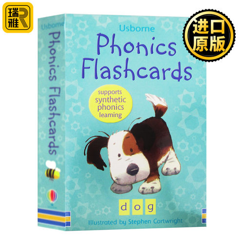 正版 Phonics flashcards 自然发音拼读卡48张