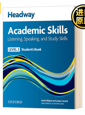 牛津学术英语学习技巧 听说2 英文原版 Oxford HEADWAY Academic Listening Speaking and Study Skills听力口语技能 进口英语书籍