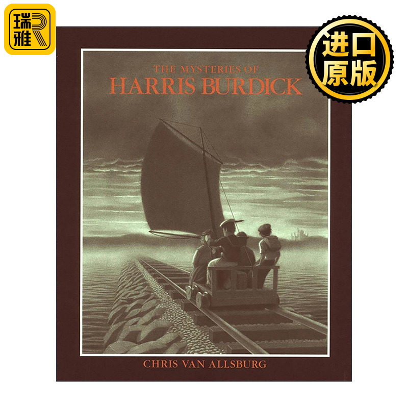 英文原版 The Mysteries of Harris Burdick 哈里斯伯迪克的秘密事件 精装绘本 凯迪克获奖作家Chris Van Allsburg 进口英语书籍