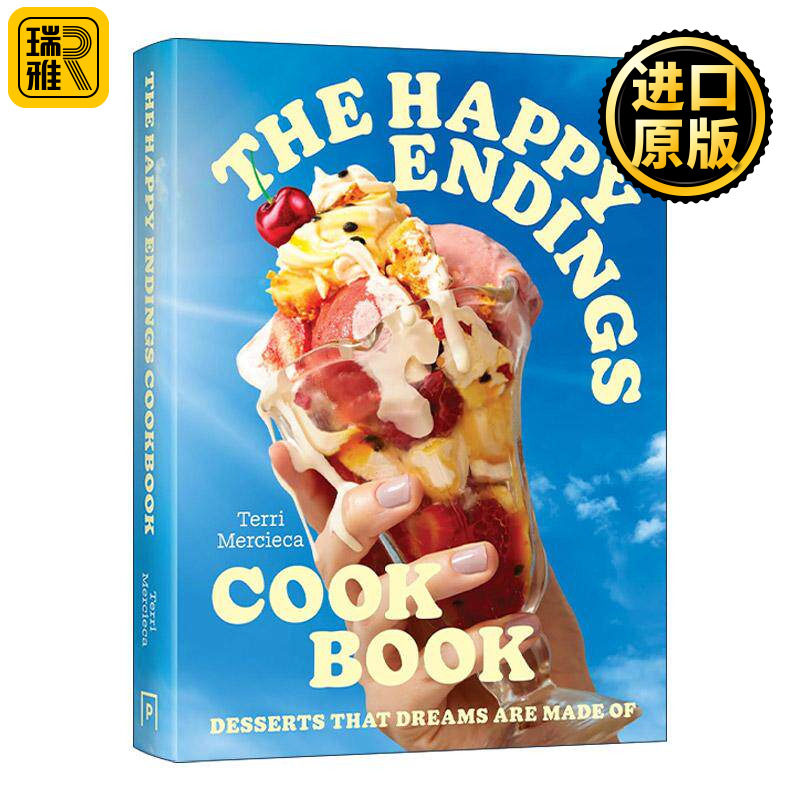 英文原版 The Happy Endings Cookbook 夏日缤纷冰淇淋甜品书 英国Happy Endings甜点 精装 英文版 进口英语原版书籍