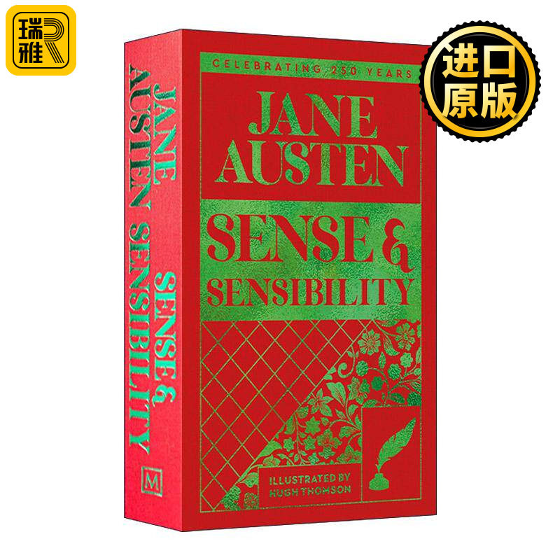 英文原版 Sense and Sensibility 理智与情感 精装麦克米伦收藏馆系列 Macmillan Collector's Library 简奥斯汀250周年纪念版