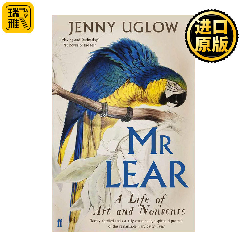 英文原版 Mr Lear 爱德华·利尔 艺术和荒唐的一生 英文版 进口英语原版书籍