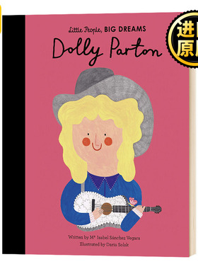 小人物大梦想系列 多莉帕顿 英文原版 Little People big Dreams Dolly Parton 英文版 全英文版进口原版英语书籍