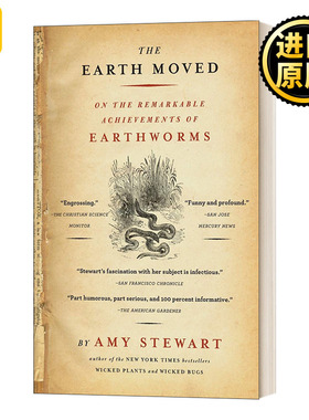 The Earth Moved 了不起的地下工作者 蚯蚓的故事 趣味自然史 英文原版