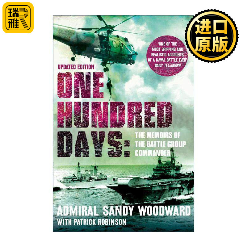 英文原版 One Hundred Days 一百天 马岛战争实录 Admiral Sandy Woodward 英文版 进口英语原版书籍