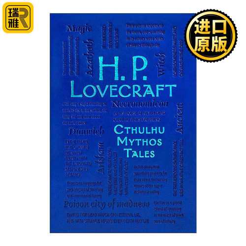 英文原版 H. P. Lovecraft Cthulhu Mythos Tales 克苏鲁神话故事 第2版 软精装皮质封面词云经典 英文版 进口英语原版书籍