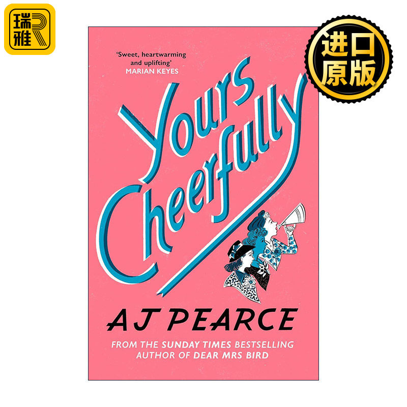 英文原版 Yours Cheerfully 你的快乐 艾美湖系列2 The Wartime Chronicles 历史小说 A. J. Pearce 英文版 进口英语原版书籍