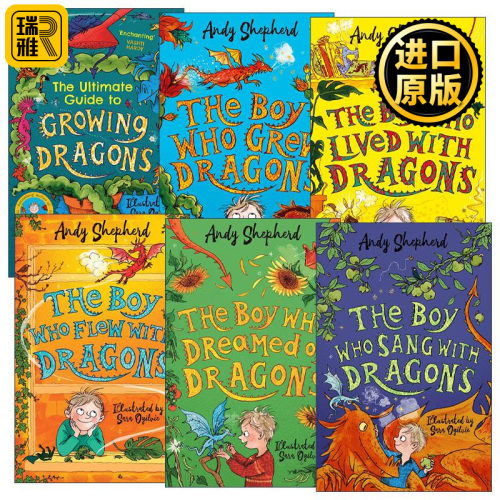 养龙的男孩系列6册英文版
