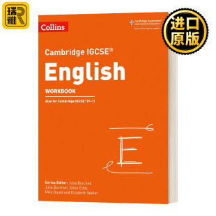 Eddy 书籍 Cambridge Workbook 英文版 English Collins IGCSE 进口英语原版 柯林斯剑桥IGCSE英语练习册 Steve 英文原版