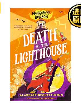 英文原版 Montgomery Bonbon Death at the Lighthouse 蒙哥马利·邦邦 灯塔之死 儿童侦探悬疑幽默章节桥梁书 进口英语原版书籍