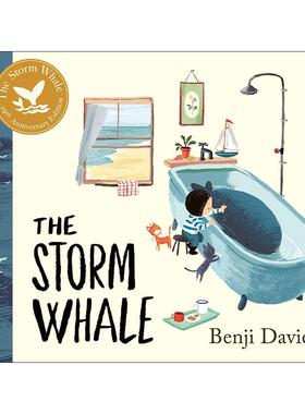 英文原版 The Storm Whale 那天来的鲸鱼 10周年精装纪念版 Benji Davies绘本 英文版 进口英语原版书籍