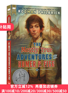 荷马菲格真实的冒险 英文原版 The Mostly True Adventures of Homer P Figg 纽伯瑞银奖 儿童桥梁章节书 进口英语书籍