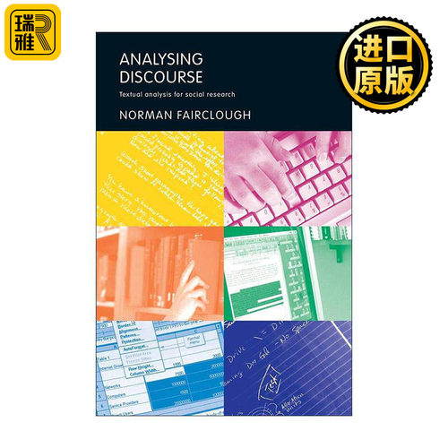英文原版 Analysing Discourse 话语分析 社会科学研究的文本分析方法 英文版 进口英语原版书籍