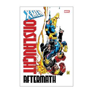 X战警 Scott 狂攻余波 Omnibus Onslaught Lobdell 收藏版 精选集 进口英语原版 精装 Aftermath 经典 Men 英文原版 书籍 漫威漫画