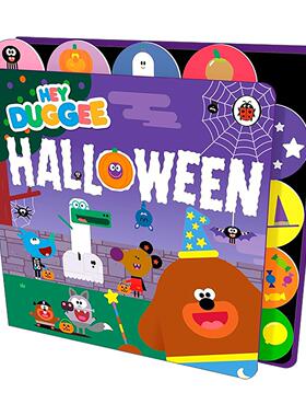 英文原版 Hey Duggee Halloween 嗨道奇 万圣节标签纸板书 英文版 进口英语原版书籍