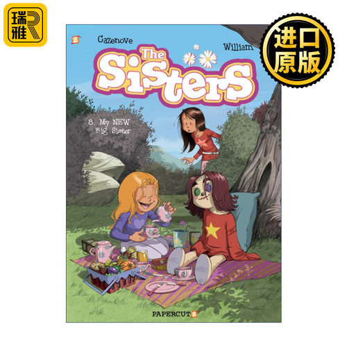 姐妹第8册英文原版儿童漫画