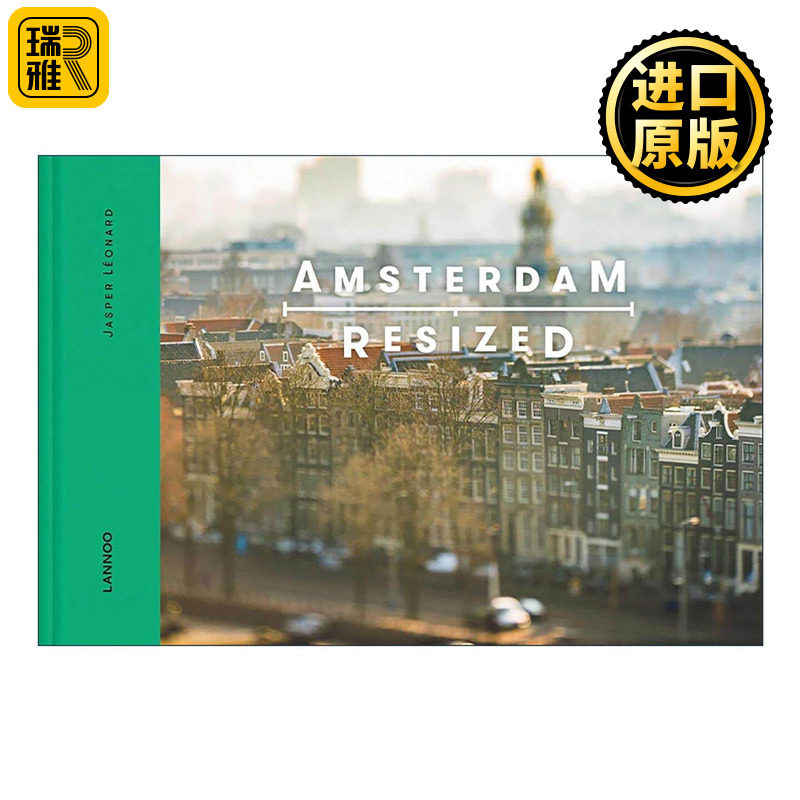 英文原版 Amsterdam Resized 阿姆斯特丹 城市人文景观摄影精装 英文版 进口英语原版书籍