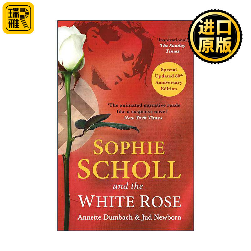 英文原版 Sophie Scholl and the White Rose 苏菲·朔尔与白玫瑰 英文版 进口英语原版书籍