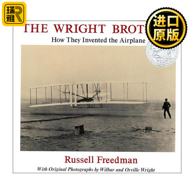 英文原版 The Wright Brothers 莱特兄弟传 飞机发明史 儿童科普百科 纽伯瑞奖得主Russell Freedman 英文版 进口英语原版书籍