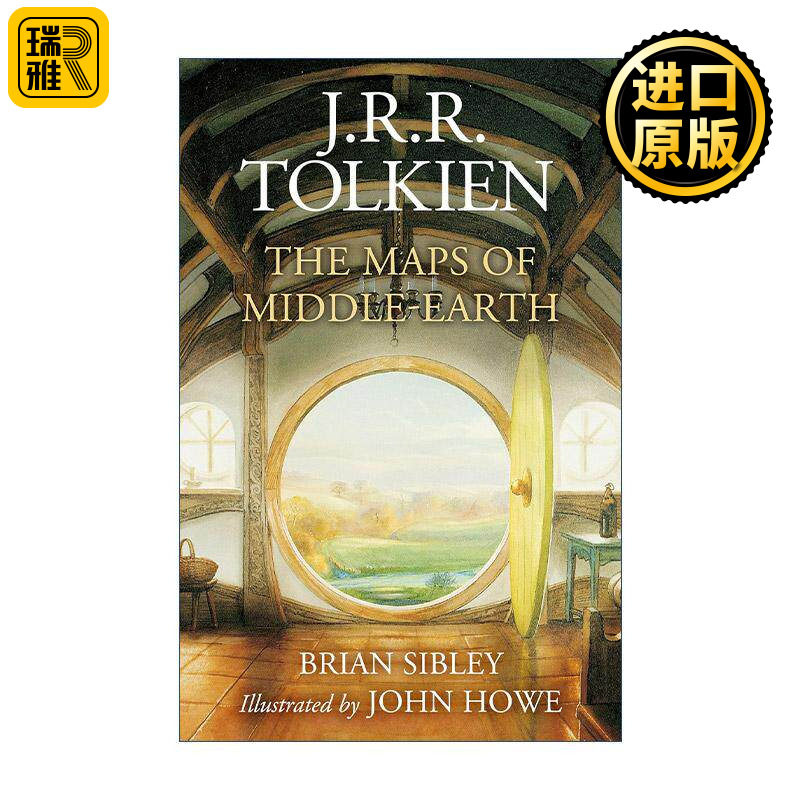 英文原版 The Maps of Middle-earth 托尔金中土世界地图集 精装 英文版 进口英语原版书籍