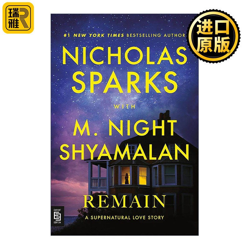 英文原版 Remain 遗留 悬疑小说 恋恋笔记本作者尼古拉斯·斯帕克斯 英文版 进口英语原版书籍
