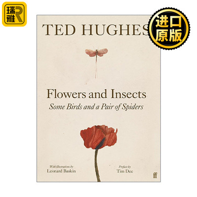 英文原版 Flowers and Insects Some Birds and a Pair of Spiders 花与虫 几只鸟与一对蜘蛛 精装插画自然短诗集 英国自然诗歌