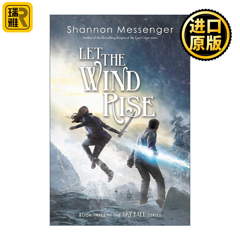 英文原版 Let the Wind Rise 天空坠落3 奇幻冒险小说 失落城市守护者作者 英文版 进口英语原版书籍